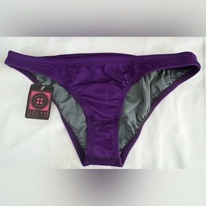 Purple Low-Rise Bikini Bottom
